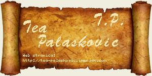 Tea Palasković vizit kartica